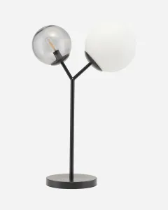 Lampa stołowa Twice czarna 65 cm House Doctor