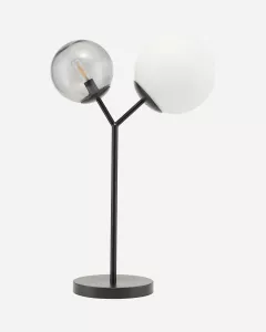 Lampa stołowa Twice czarna 65 cm House Doctor