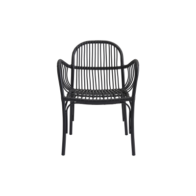 Czarne krzesło ogrodowe Brea House Doctor