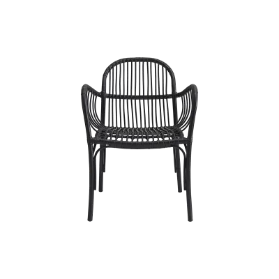 Czarne krzesło ogrodowe Brea House Doctor