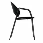Dosina Dining Chair Upholstery and Armrests, Oak Black - 4