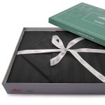 Pościel satyna bambusowo-bawełniana (P) STRIPE BLACK/180x200 +2x70x80 z listwą +4x40x40 BAMBOO - 5