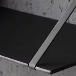 Wisząca metalowa czarna półka 70/25/25 cm House Doctor - 4