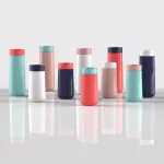 LL-Kubek podróżny 350ml White/Pink Travel - 12