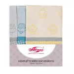 Komplet ścierek kuchennych MUFINKI/3x50x70 - 2