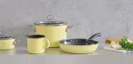 Zestaw garnków ceramicznych 5-częściowy Riess LEMON - 7