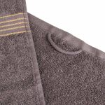 Ręcznik D Bawełna 100% Tiwano Krem + Grafit (P) 2x30x50+2x50x90+2x70x140 kpl. - 10