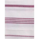 Ręcznik bawełniany hammam biały / jagodowy 170x100 cm Ottomania - 2