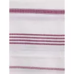 Ręcznik bawełniany hammam biały / jagodowy 170x100 cm Ottomania - 2