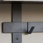 Wisząca metalowa czarna półka/wieszak 80/18,5/23 cm House Doctor - 4