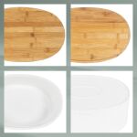 KELA-Chlebak ceramiczny biały Salena - 3