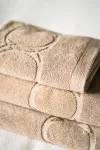 OM-Ręcznik kąpielowy Monogram Opus100x160cm beżowy - 6