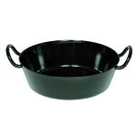 Mała patelnia do piekarnika ceramiczna czarna 16 cm Riess CLASSIC Schwarzemaille - 2