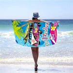 Ręcznik plażowy mikrofibra 100x180 H146 - 2