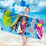 Ręcznik plażowy mikrofibra 100x180 H146 - 6