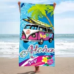 Ręcznik plażowy mikrofibra 100x180 H146 - 3