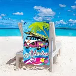 Ręcznik plażowy mikrofibra 100x180 H146 - 5