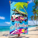 Ręcznik plażowy mikrofibra 100x180 H146 - 4
