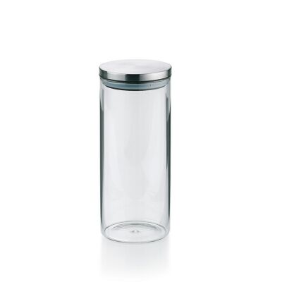 KELA-Pojemnik szklany 1,3l stal Baker