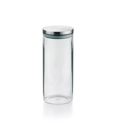 KELA-Pojemnik szklany 1,3l stal Baker