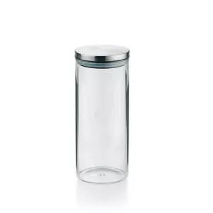 KELA-Pojemnik szklany 1,3l stal Baker