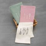 Komplet ręczników kuchennych bawełnianych HOME 1961/3x50x70/SET1 - 2