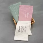 Komplet ręczników kuchennych bawełnianych HOME 1961/3x50x70/SET1 - 2