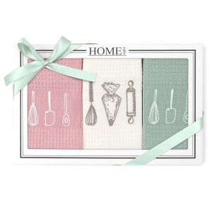 Komplet ręczników kuchennych bawełnianych HOME 1961/3x50x70/SET1