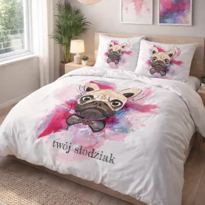 Pościel bawełniana 61505/1 140x200 +1x70x80 PANELOVE (promocja)