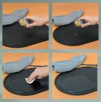 KELA-Deska do serwowania 23,5x29,5cm czarna Nobel - 3