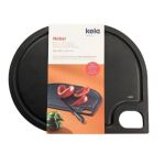 KELA-Deska do serwowania 23,5x29,5cm czarna Nobel - 6