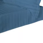 Prześcieradło satyna bambusowo-bawełniana STRIPE CORNFLOWER/220x260 - 4