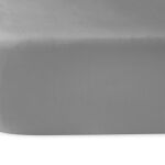 Prześcieradło satyna bawełniana popiel 024/200x220 - 2