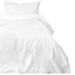 Poszwa hotelowa na zakładkę GŁADKA biała/140x200 - 2