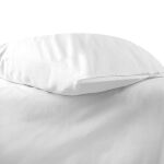 Poszwa hotelowa na zakładkę GŁADKA biała/140x200 - 3