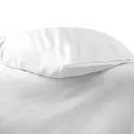 Poszwa hotelowa na zakładkę GŁADKA biała/140x200 - 3