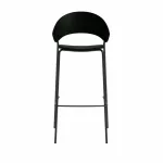 Dosina Bar Stool 75 cm Upholstery Oak Black - 3