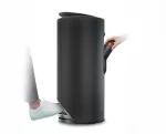 JJ-Kosz okrągły wolnostojący 30l. Carbon Black Arc - 10