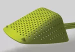 JJ-Łyżka cedzakowa L Scoop Plus czarno-szara - 2
