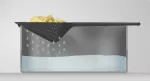 JJ-Łyżka cedzakowa L Scoop Plus czarno-szara - 5