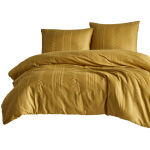 Pościel satyna bawełniana CAPITAL MUSTARD/160x200 EXCLUSIVE - 2