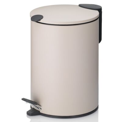 KELA-Kosz stalowy na śmieci 3 l beżowy Mats
