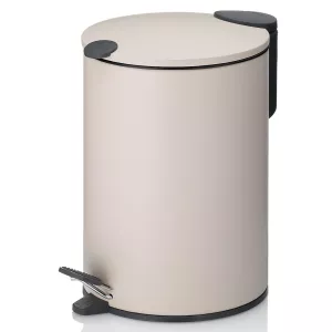 KELA-Kosz stalowy na śmieci 3 l beżowy Mats