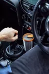 BB-Kubek termiczny stalowy 0,6l.pomarańczowy New V - 13