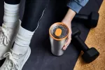 BB-Kubek termiczny stalowy 0,6l.pomarańczowy New V - 19