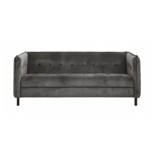 Kanapa welurowa szara sofa Nordal