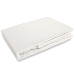 Prześcieradło flanela z gumką ECRU/120x200