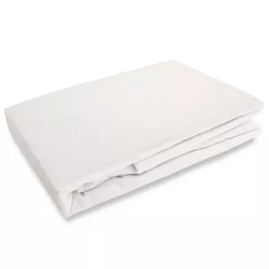 Prześcieradło flanela z gumką ECRU/120x200