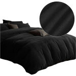 Pościel frotte czarny 27/200x220 - 2