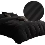 Pościel frotte czarny 27/200x220 - 2